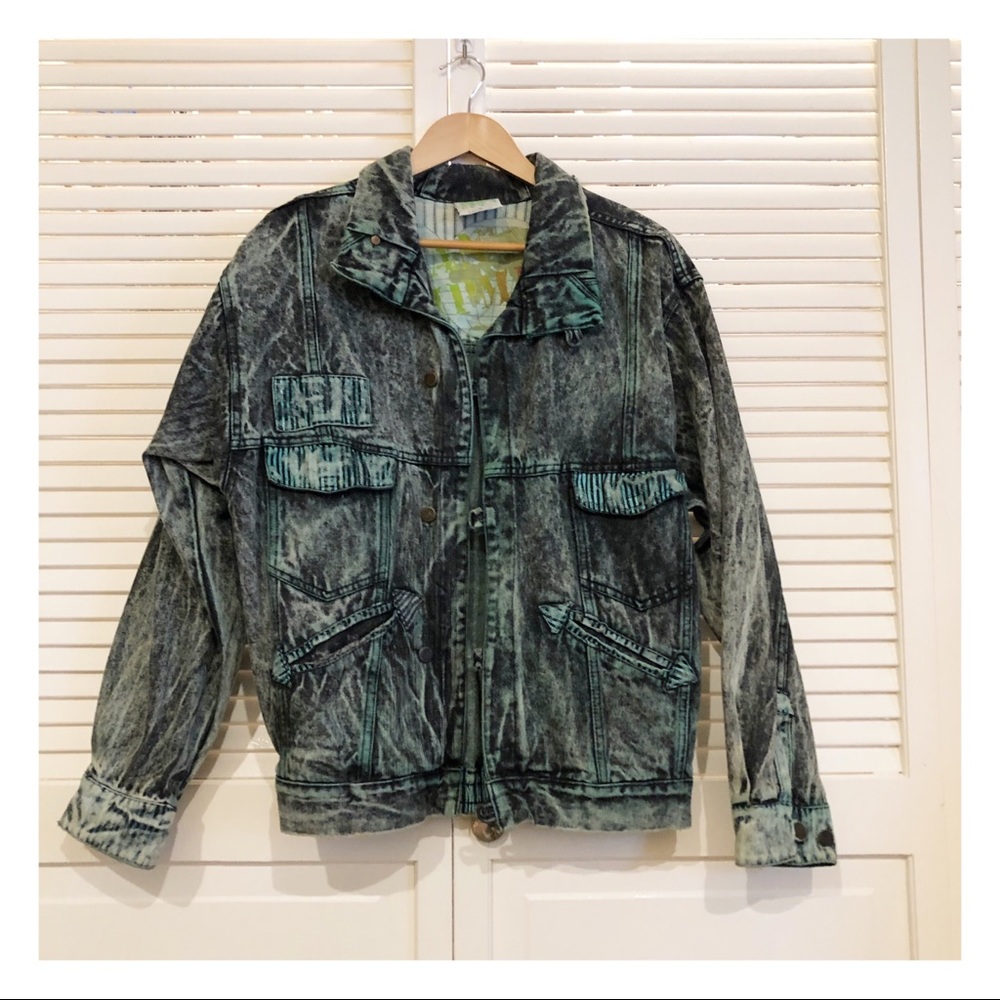 Vintage Distressed 80s Jean Jacket